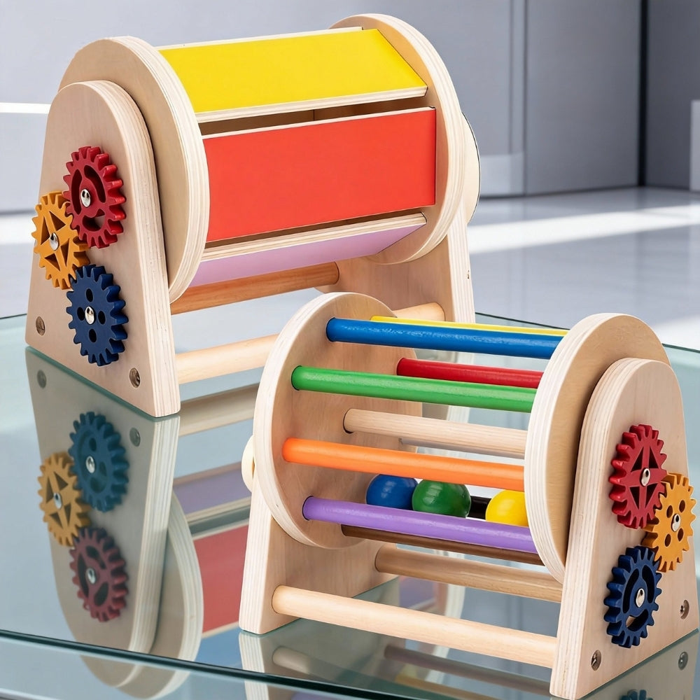 RainbowDrum – Houten Sensorische Speeltrommel