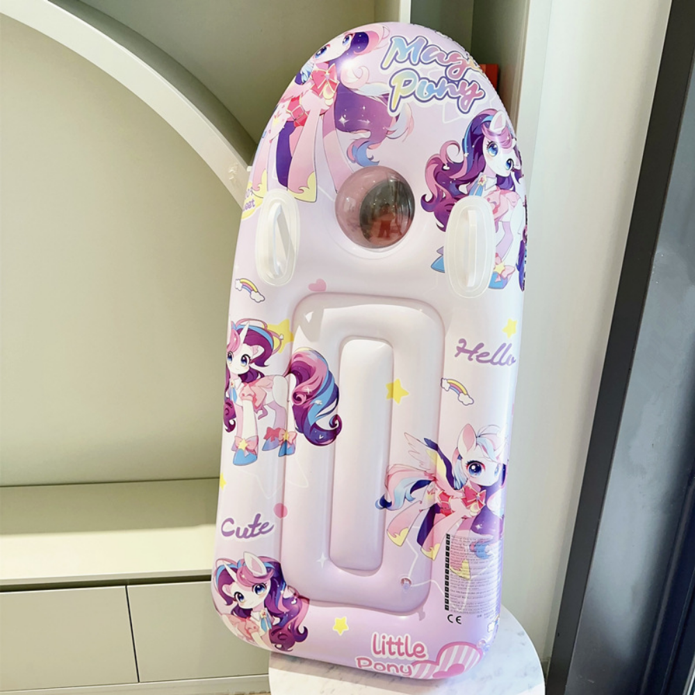 AquaPeek – Opblaasbaar Baby Zwemvlot met Transparant Kijkvenster