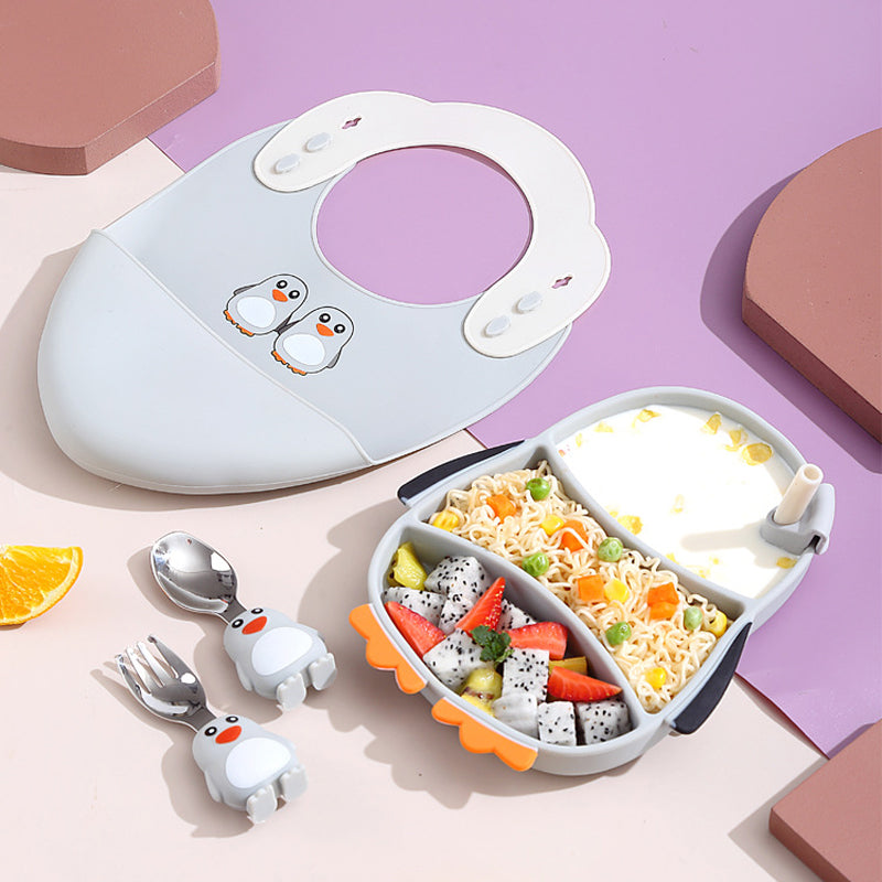 StickySnack™ – De Siliconen Eetset voor Baby’s Peuters.