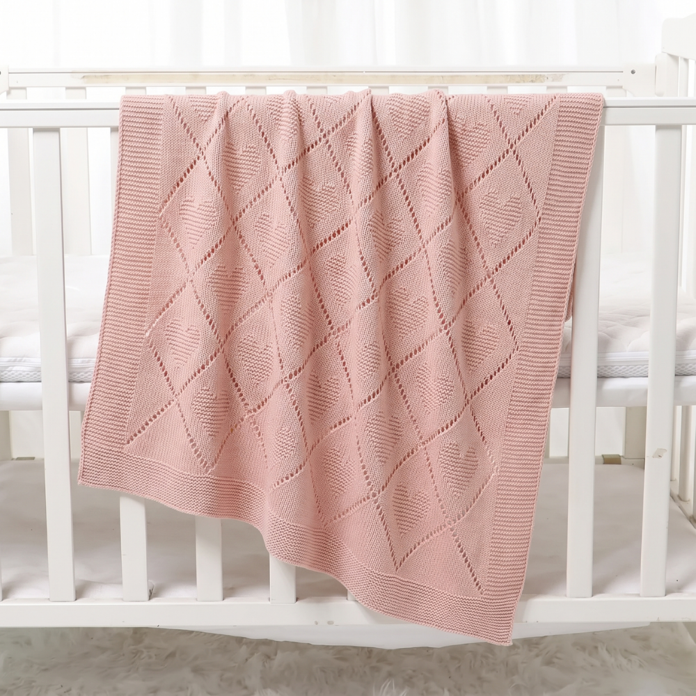 CozyCotton – Soft Cotton Knitted Baby Blanket, Cosy Comfort for Babies