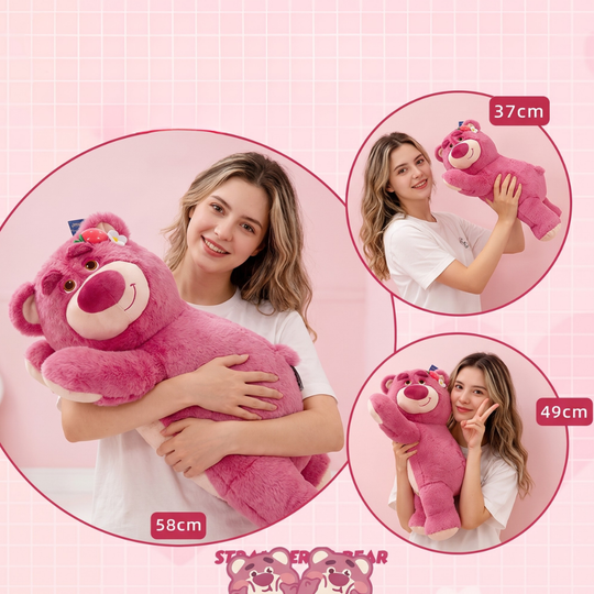 StrawberryCuddle – Zachte Roze Beer Knuffel