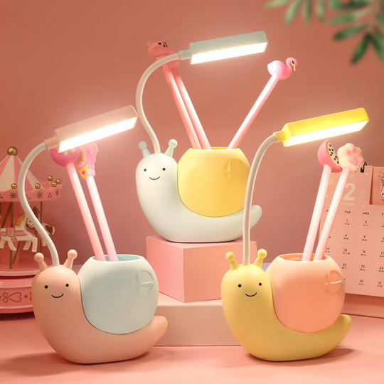 SnailGlow – LED Bureaulamp met Pennenhouder