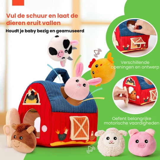 BarnPlay – Zachte Boerderij Speelset met Knuffeldieren
