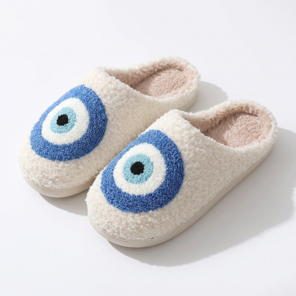 PluisStep – Pluizige Pantoffels met Speelse Motieven