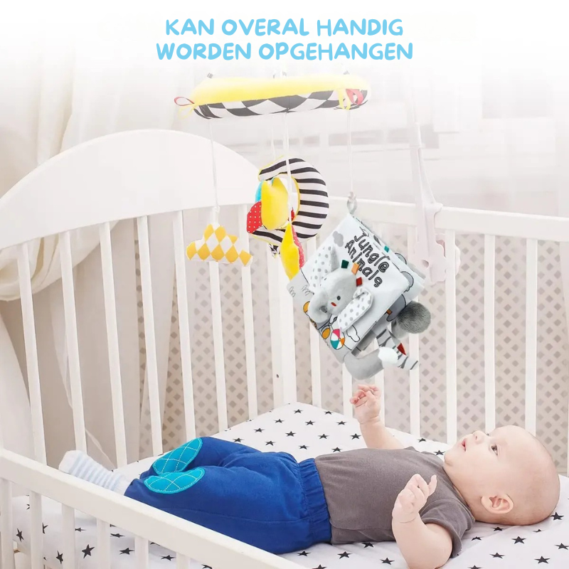 SoftSensory™ – Zacht Baby Sensorisch Boek – Voel & Ontdek