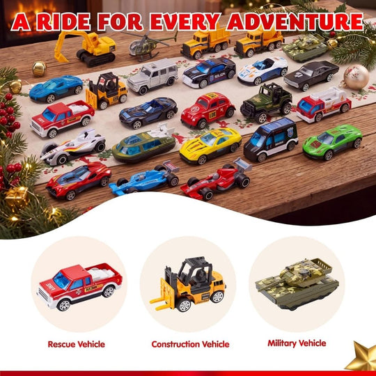 AutoCountdown – Adventskalender met Autofiguren
