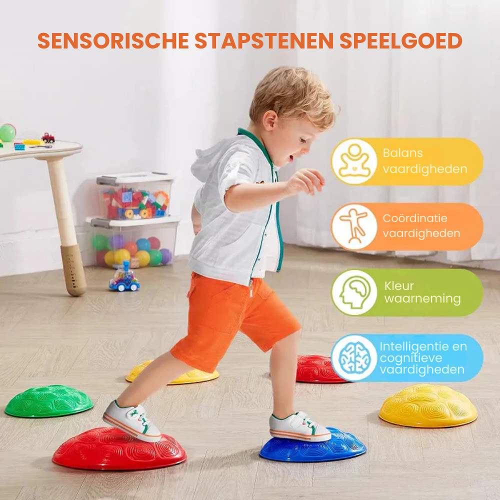 BalancePlay – Stapstenen Evenwichtsspel voor Kinderen