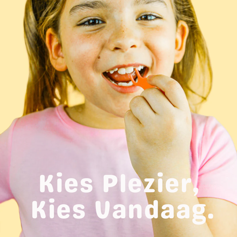 FunFloss™ – Kindertandflossers met Dierenprints