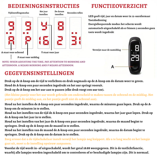 StitchTime™ – Disney Stitch Touchscreen Horloge – Digitaal Display