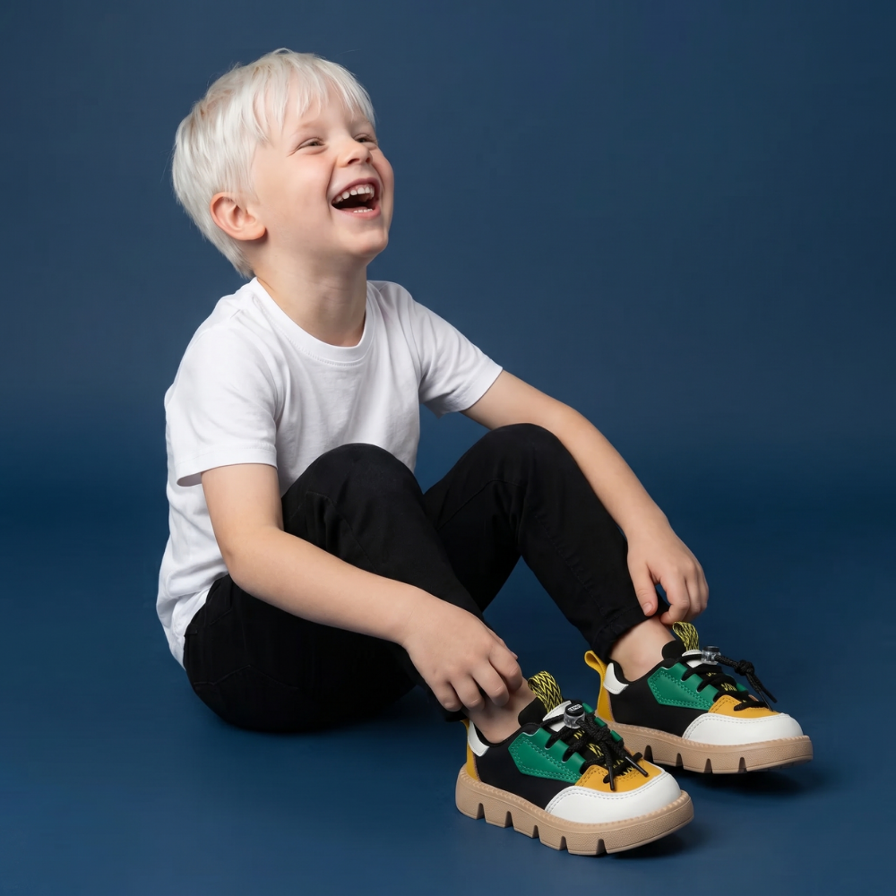 KidoStep – Stoere Kindersneakers met Dikke Zool