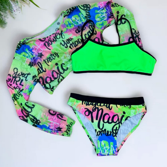 NeonSplash – 3-delige Zwemset voor Meisjes