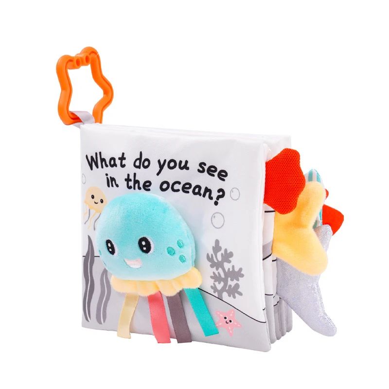 SoftSensory™ – Zacht Baby Sensorisch Boek – Voel & Ontdek