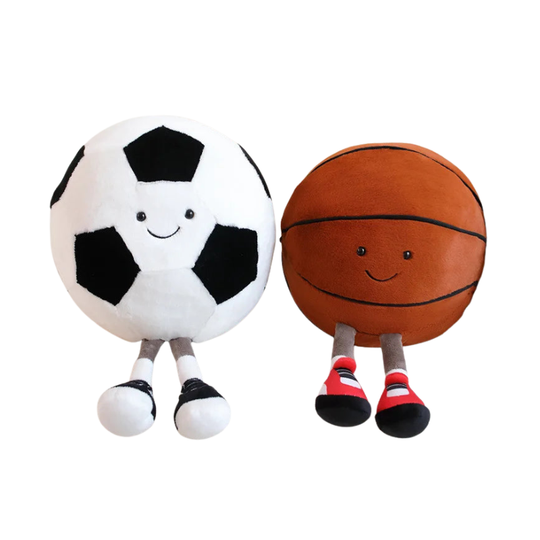 Kickbuddy™ - Schattige Pluche Voetbal Knuffel voor Kinderen