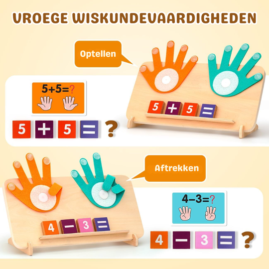 Count & Match™ Educatief Telspel – 13-delige Cijfer Set