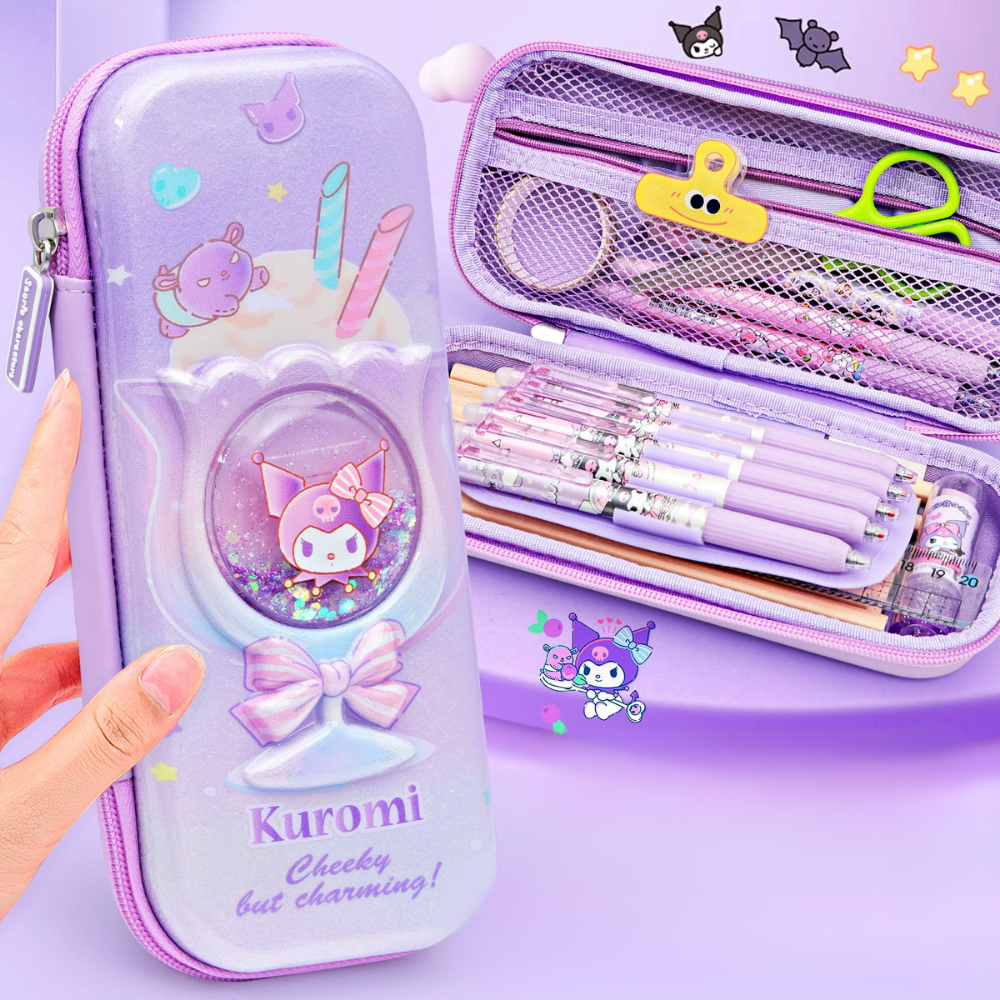 KuromiBox – 3D EVA Etui met Meerdere Vakken