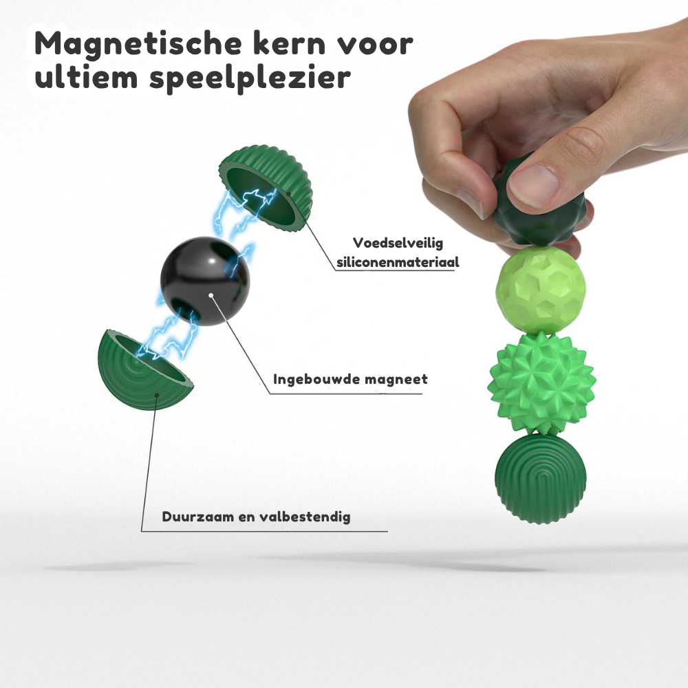 MagnaFidget – Magnetische Sensorische Fidget Ballen Set