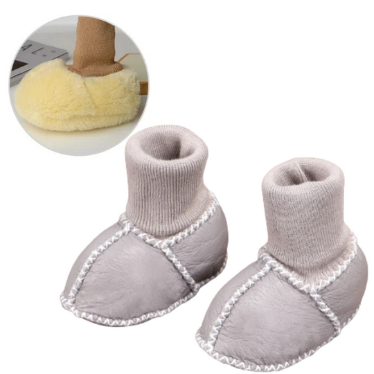 CozyFeet™ – Warme & Antislip Baby Sloffen voor Winterdagen