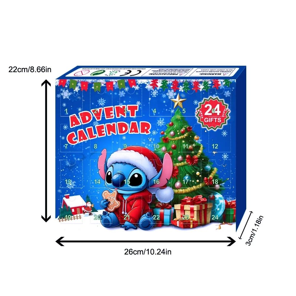 <font dir="auto" style="vertical-align: inherit;"><font dir="auto" style="vertical-align: inherit;">Nouvelle boîte surprise calendrier de l'Avent de Noël Stitch Lilo &amp; Stitch</font></font>