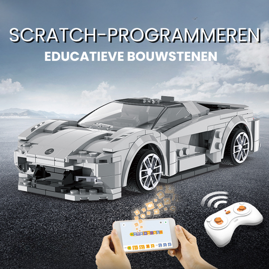 LotusDrive™ – Lotus Sportwagen Bouwset met Afstandsbediening & App-Besturing
