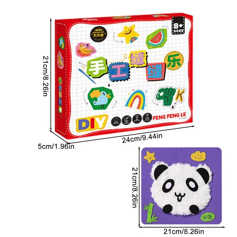 Milo & Moon - Creatieve Dieren Borduur-Kit
