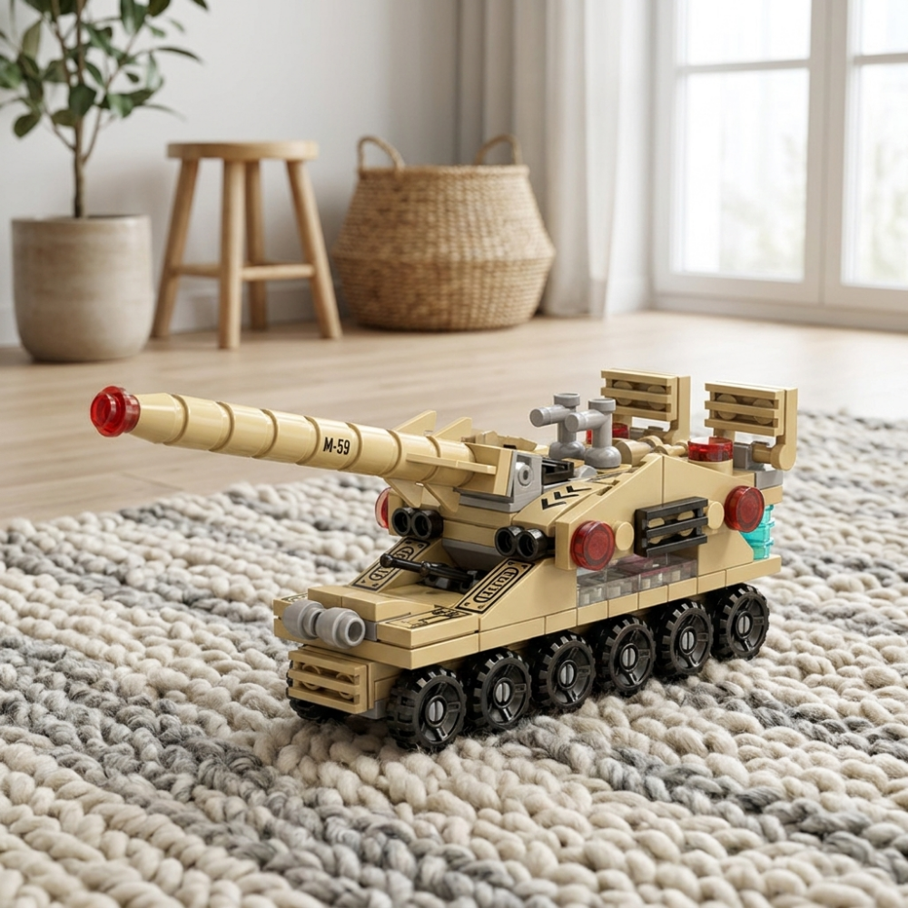 TacticalBuilder – 6-in-1 Militair Voertuig Bouwset (135–139 Stuks)