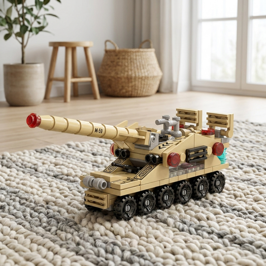 TacticalBuilder – 6-in-1 Militair Voertuig Bouwset (135–139 Stuks)