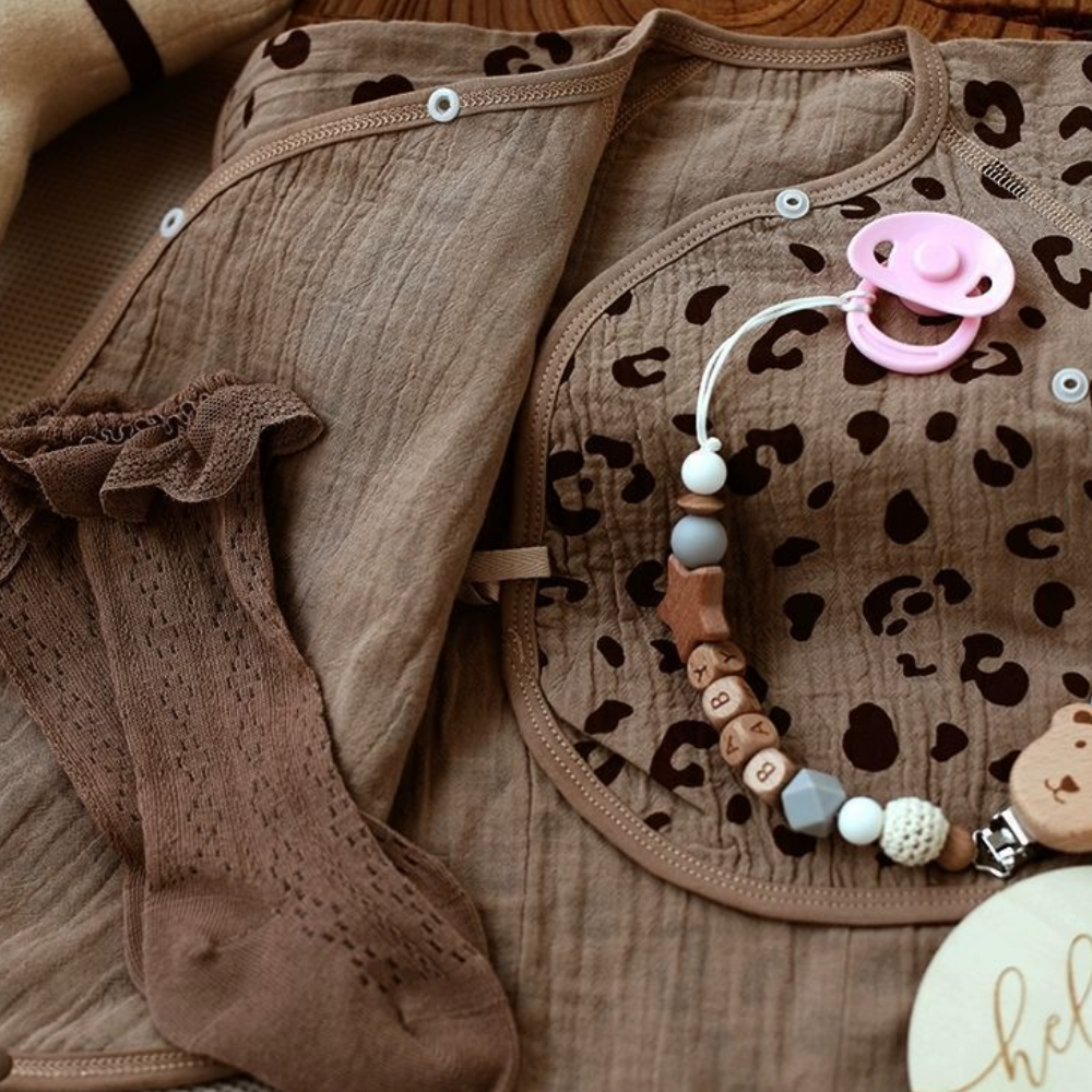 LittleWild – Katoenen Baby Romper met Muts