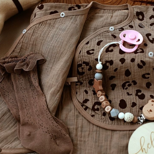 LittleWild – Katoenen Baby Romper met Muts