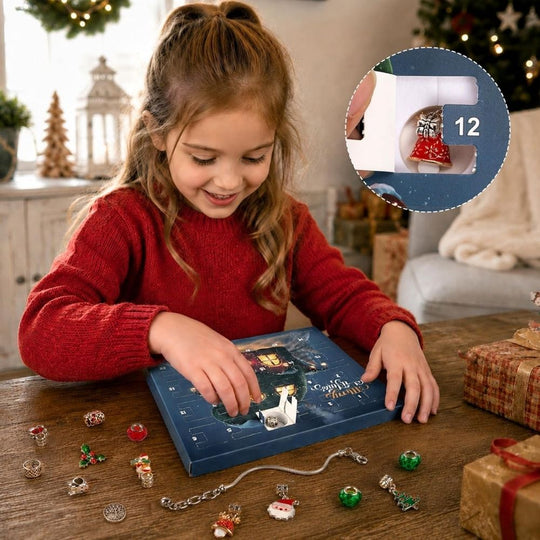 <font dir="auto" style="vertical-align: inherit;"><font dir="auto" style="vertical-align: inherit;">Bracelets de calendrier de l'Avent de Noël DIY transfrontaliers</font></font>