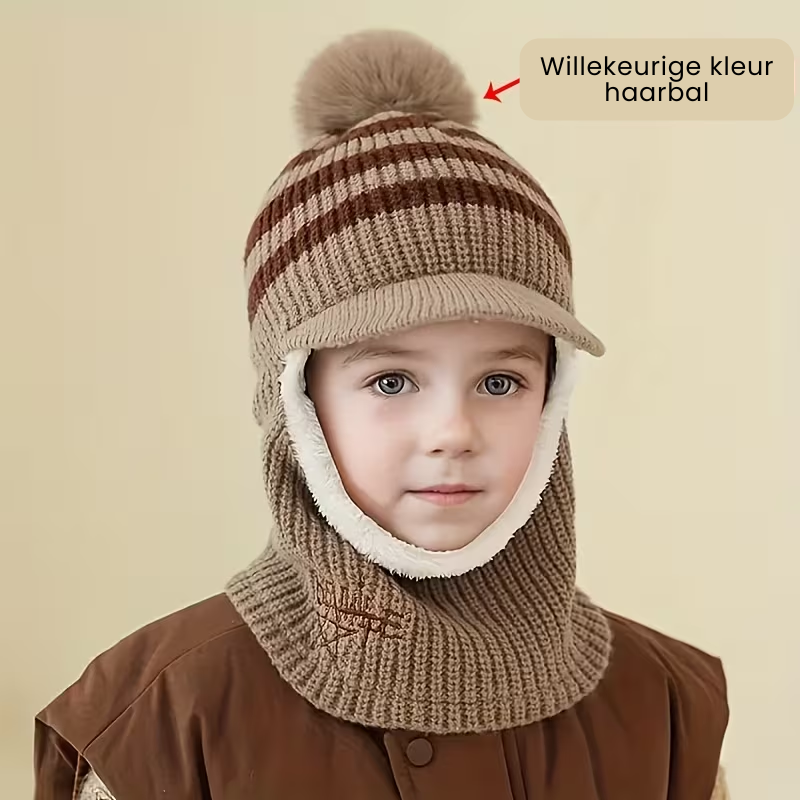 FrostGuard™ – Jongens Wintermuts met Nekbescherming