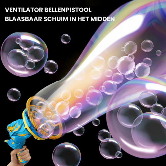 DinoBubbles – Dino Bubbelmachine met Licht en Muziek