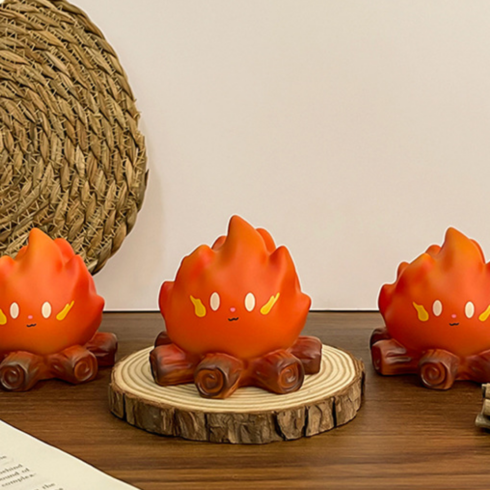 FireGlow – Kampvuur LED Nachtlamp met Warme Gloed