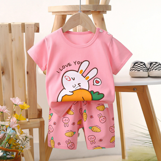 PlayPals – Boys' Summer Set with Cartoon Print
