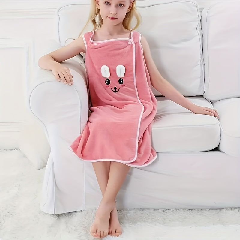 MinnieWrap™ – Kinderbadhanddoek Jurk met Minnie Oortjes