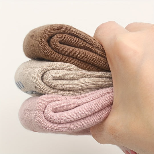 CozySteps™ – 6-Pack Kindersokken Set – Dikke Anti-Slip Sokken