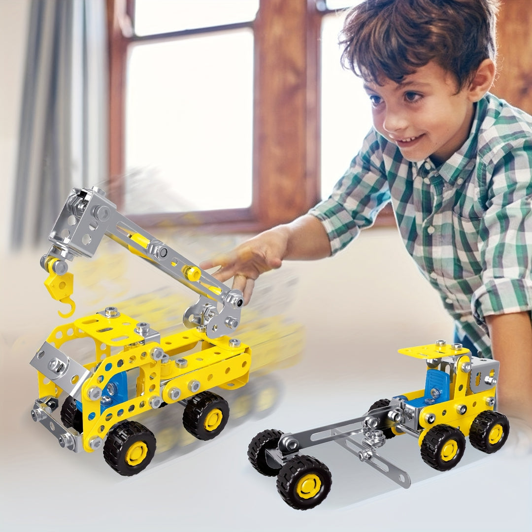 BuildoTruck™ – 3D Truck Puzzel STEM Constructievoertuig