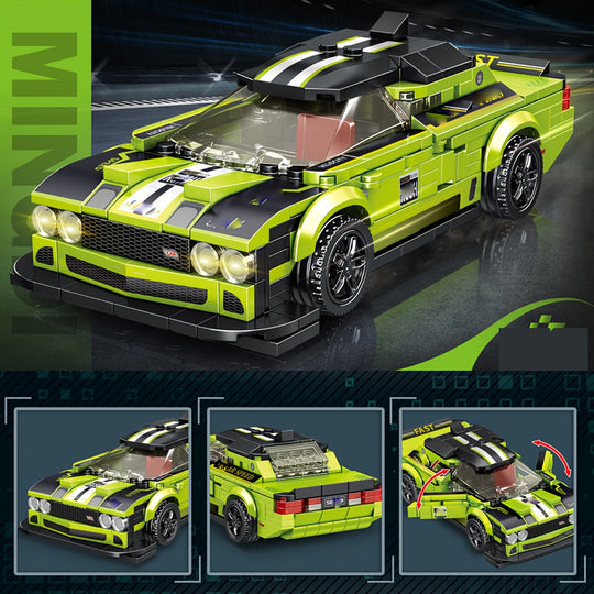 TurboNova™ – Super Sports Car Bouwset voor Volwassenen