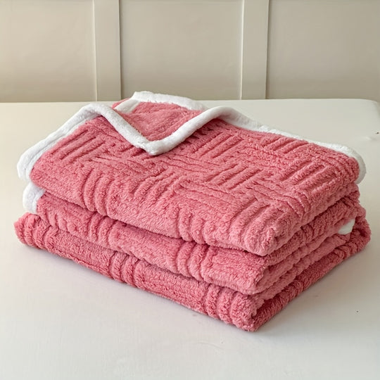 GeoSherpa™ – Omkeerbare Sherpa Deken – Verdikte Taffeta Plaid