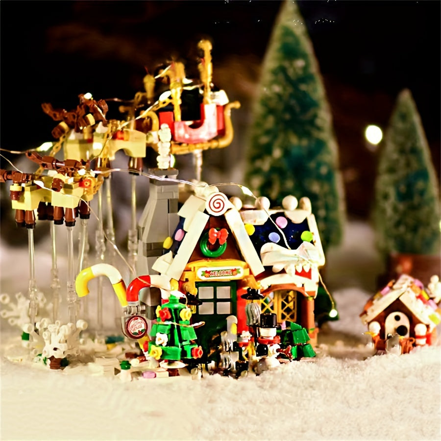 GingerBuild™ – 788-delige Kerst Gingerbread Huis Bouwset