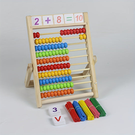 CountCraft™ – Leer Optellen en Aftrekken met Kleurrijke Kralen