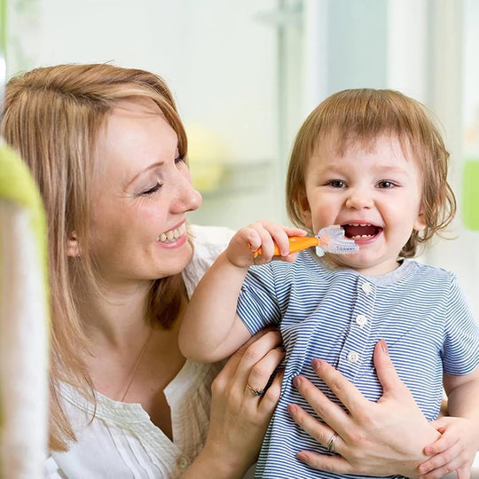 MiloBrush™ – 4-pack U-vormige BPA-vrije Kindertandenborstels 2-12 Jaar