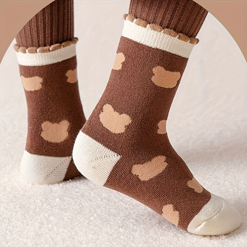 BearToes™ – 10-Pack Kindersokken Set – Warme Dikke Sokken