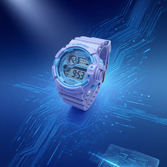 AquaGlow™ – Waterdicht Digitaal Sporthorloge voor Meisjes – IPX7 Zwemhorloge