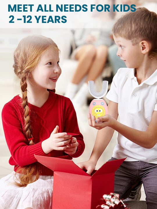 Milo & Moon 360° U-Vormige Elektrische Kindertandenborstel – Complete set