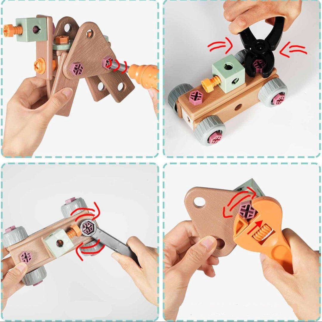 HandyHeroes™ – Gereedschapskoffer voor Kinderen – Educatief Doe-Het-Zelf Speelgoed