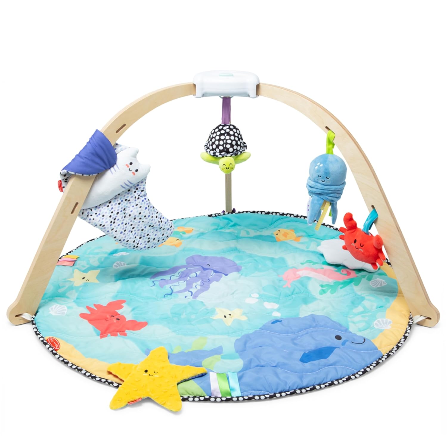 OceanPlay™ - Træbabygym med pædagogisk legemåtte 