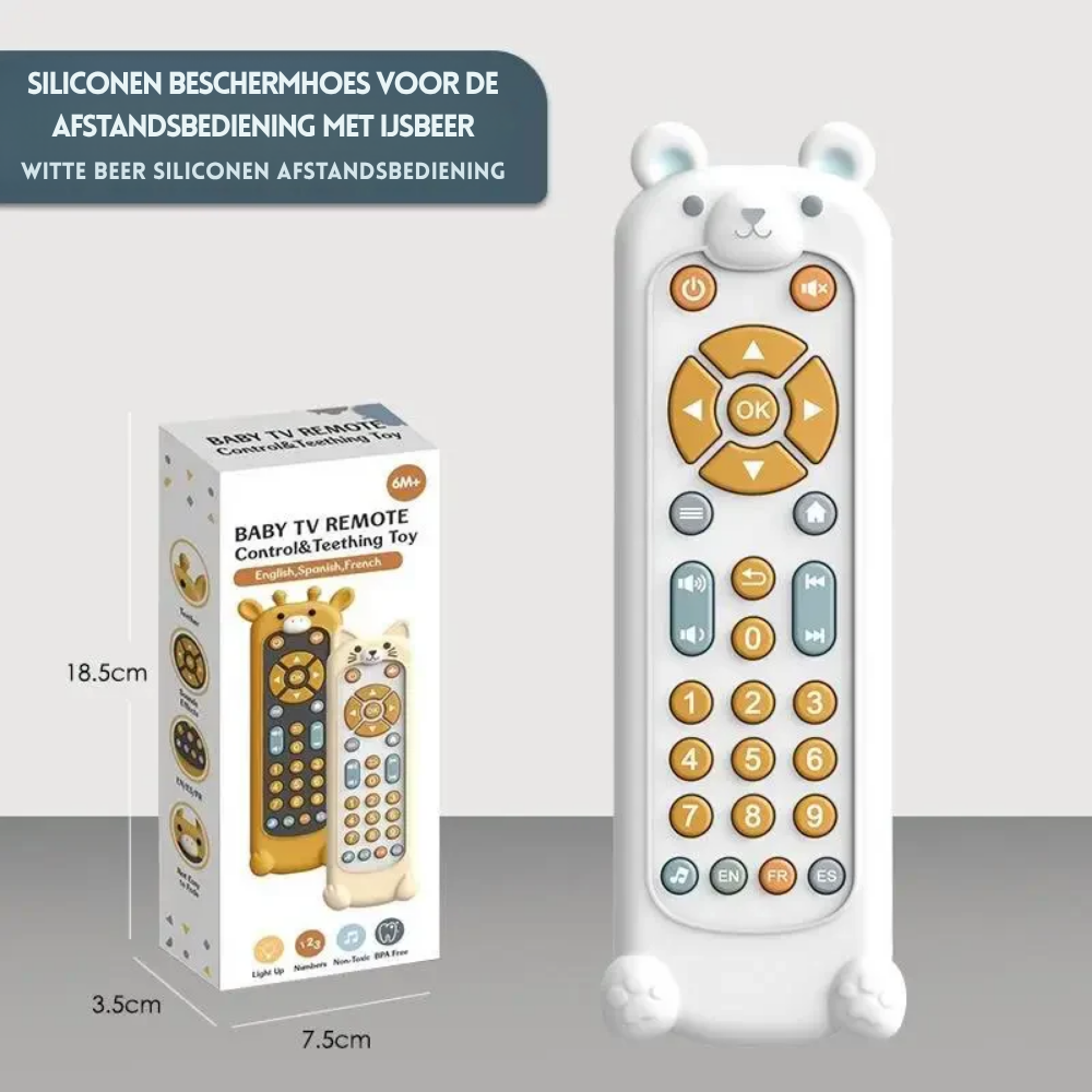 KiddoClick – Educatieve Speelgoed Afstandsbediening voor Kinderen met Muziek en Geluid