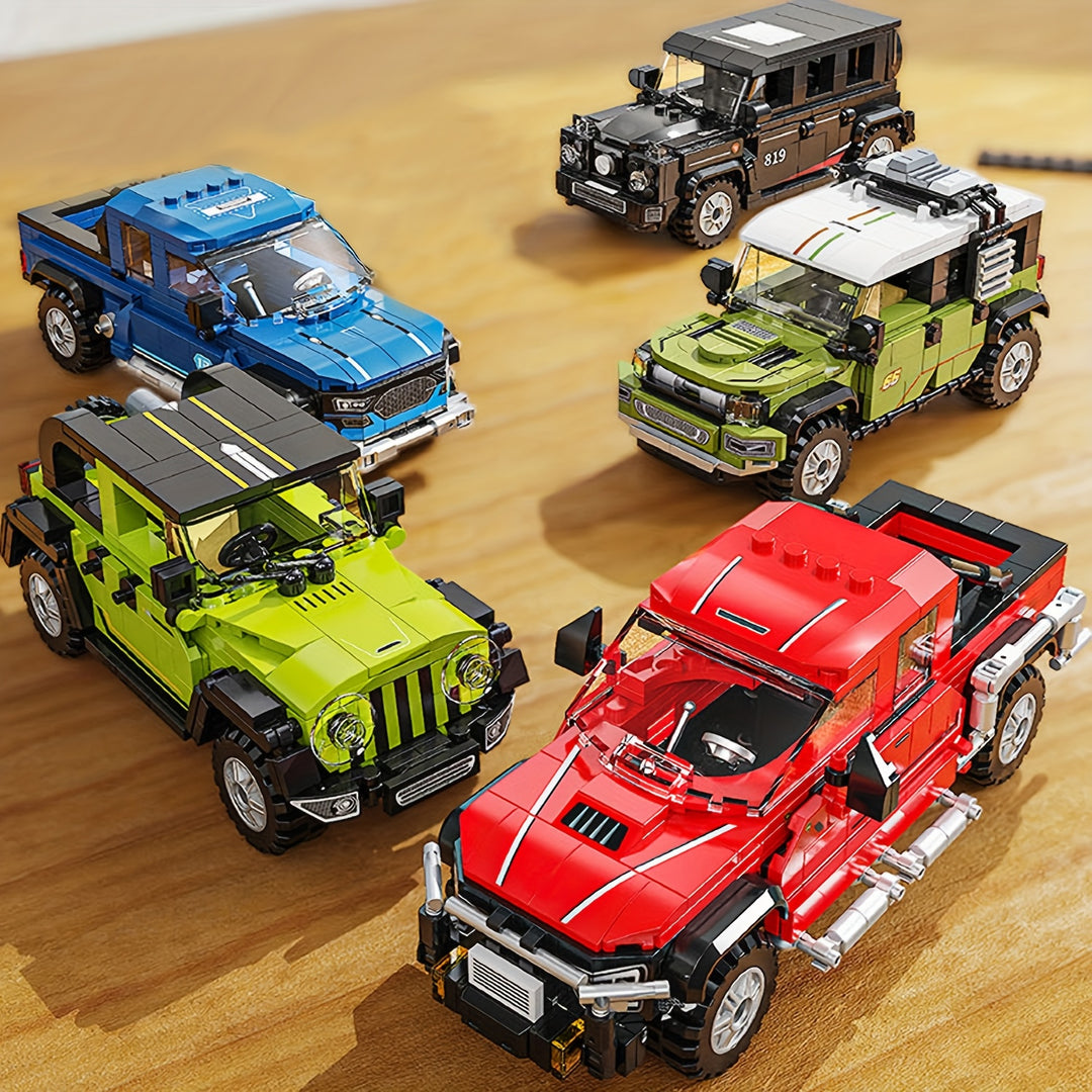 TrailRider™ – 300+ Stuks Off-Road Voertuig Bouwset