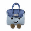 CuddlePurse – Bolsito de Peluche con Carita en Tonos Denim y Pastel