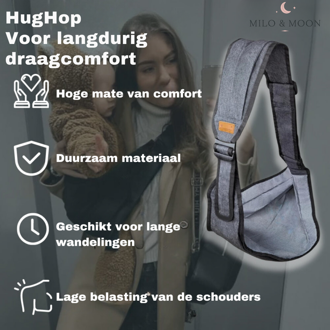HugHop™ – De Lichtgewicht Heupdrager voor Peuters